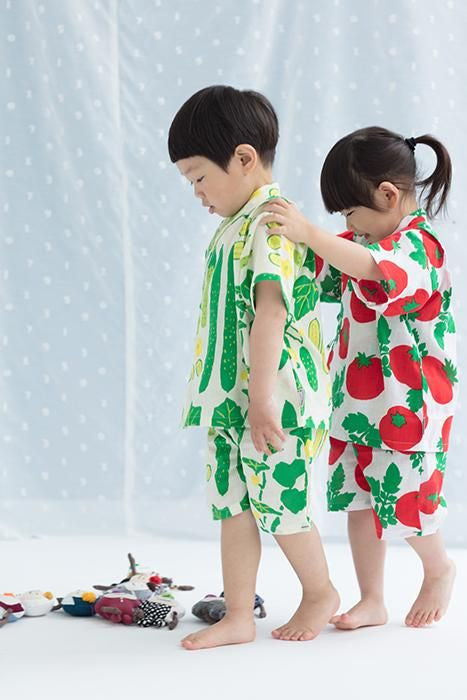 ●いせもめん こどもじんべい/きゅうり