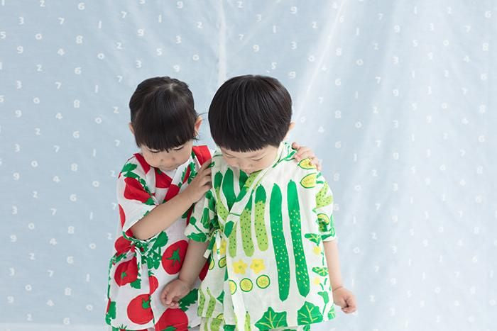 ●いせもめん こどもじんべい/きゅうり