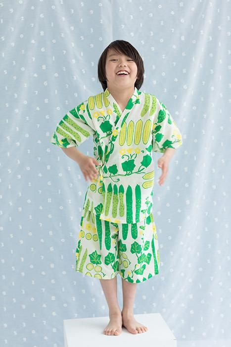 ●いせもめん こどもじんべい/きゅうり