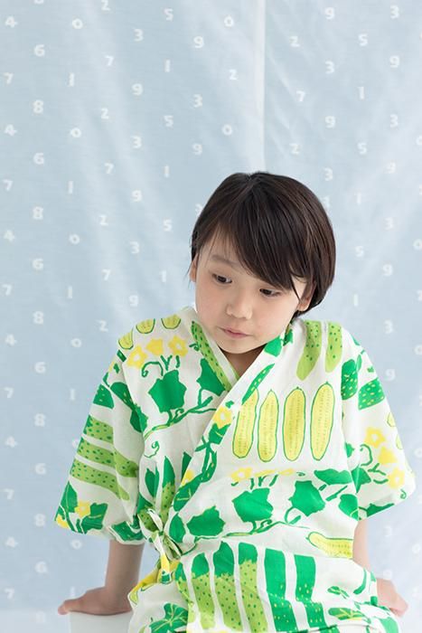 ●いせもめん こどもじんべい/きゅうり