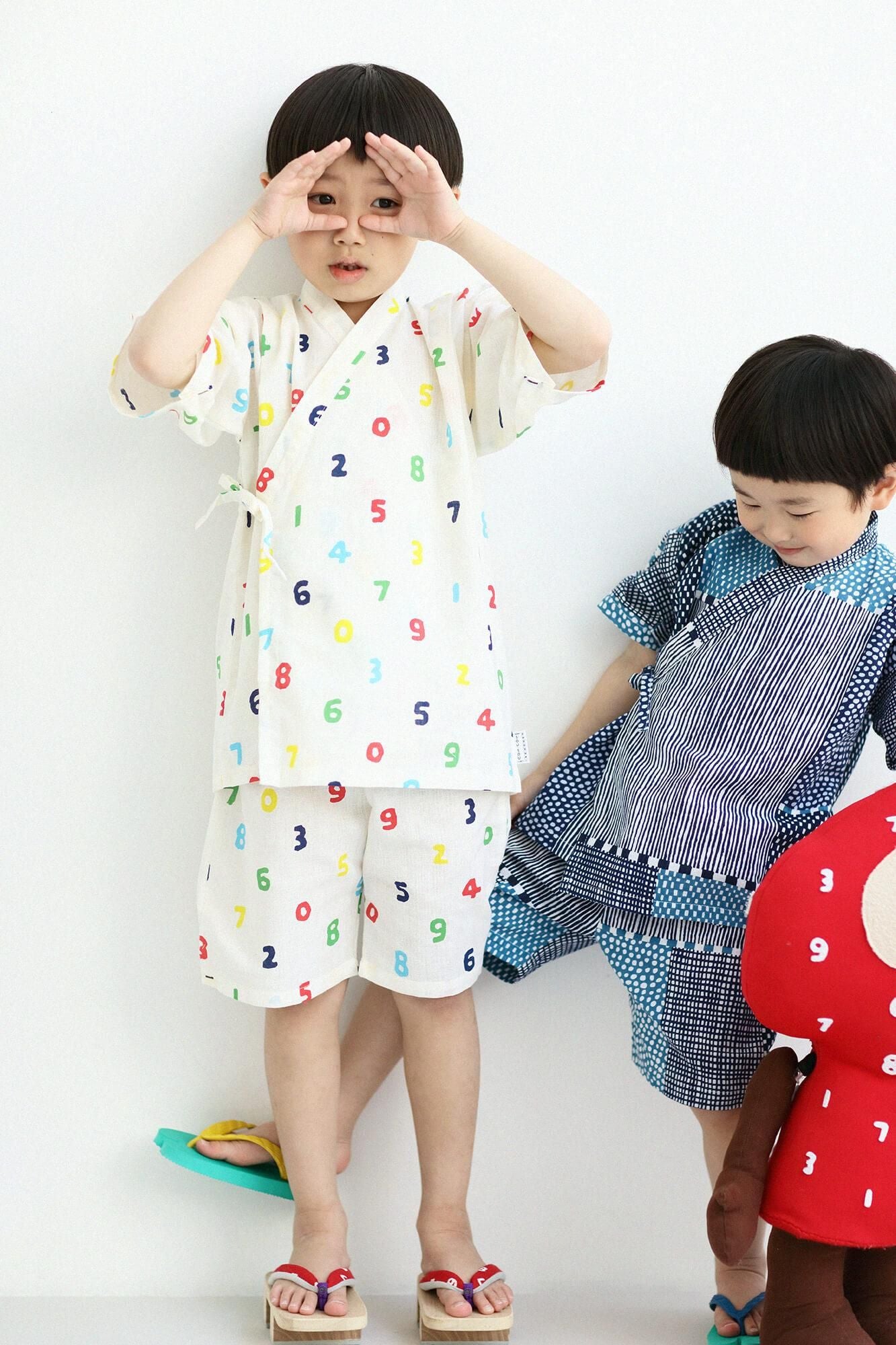 ● Isemomen Children's Jinbei / Sosuu Goshiki