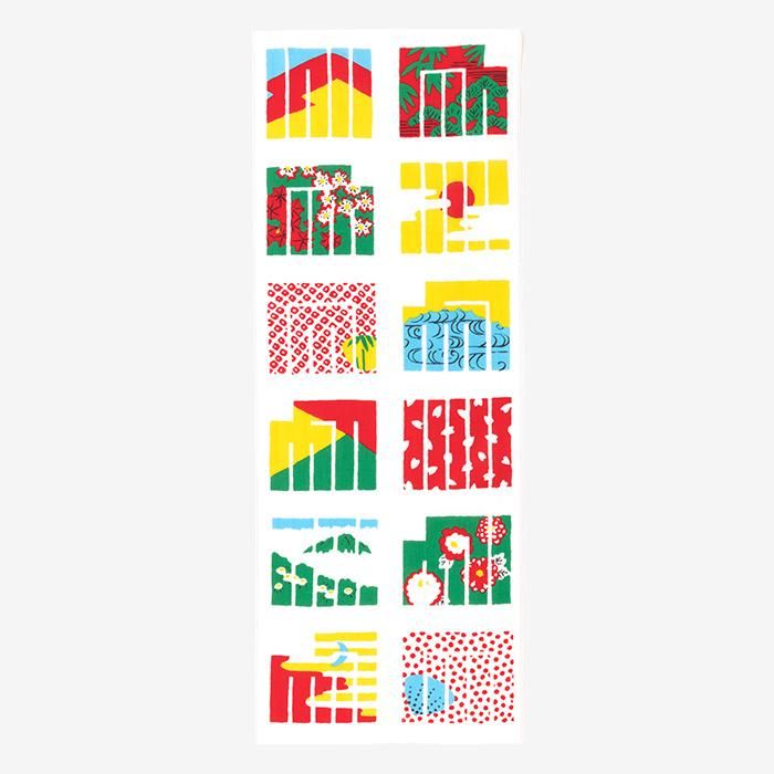 【net limited】Isemomen Cotton Textile Handkerchief / Kunpou