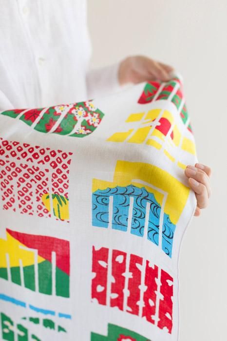【net limited】Isemomen Cotton Textile Handkerchief / Kunpou