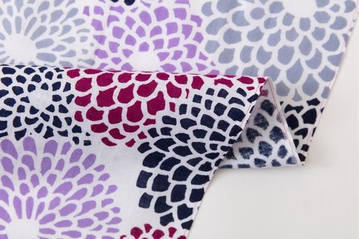 Ise Momen Textil-Tenugui/Kiku-zukushi Kayu (Kaseki)