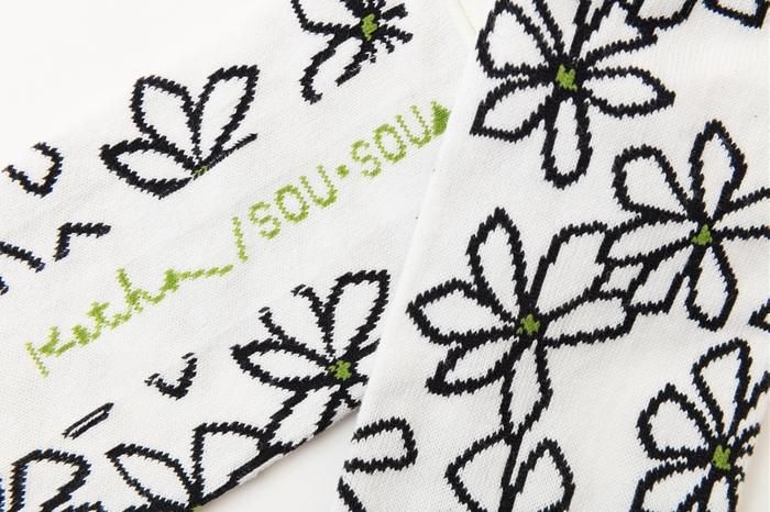 分趾襪(腳踝長度)/梔子花 【男・女性用】