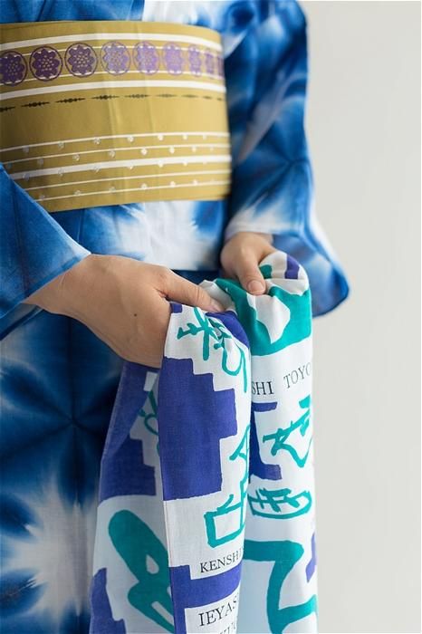 【官網限定】伊勢木棉圖案紋樣手巾/花押