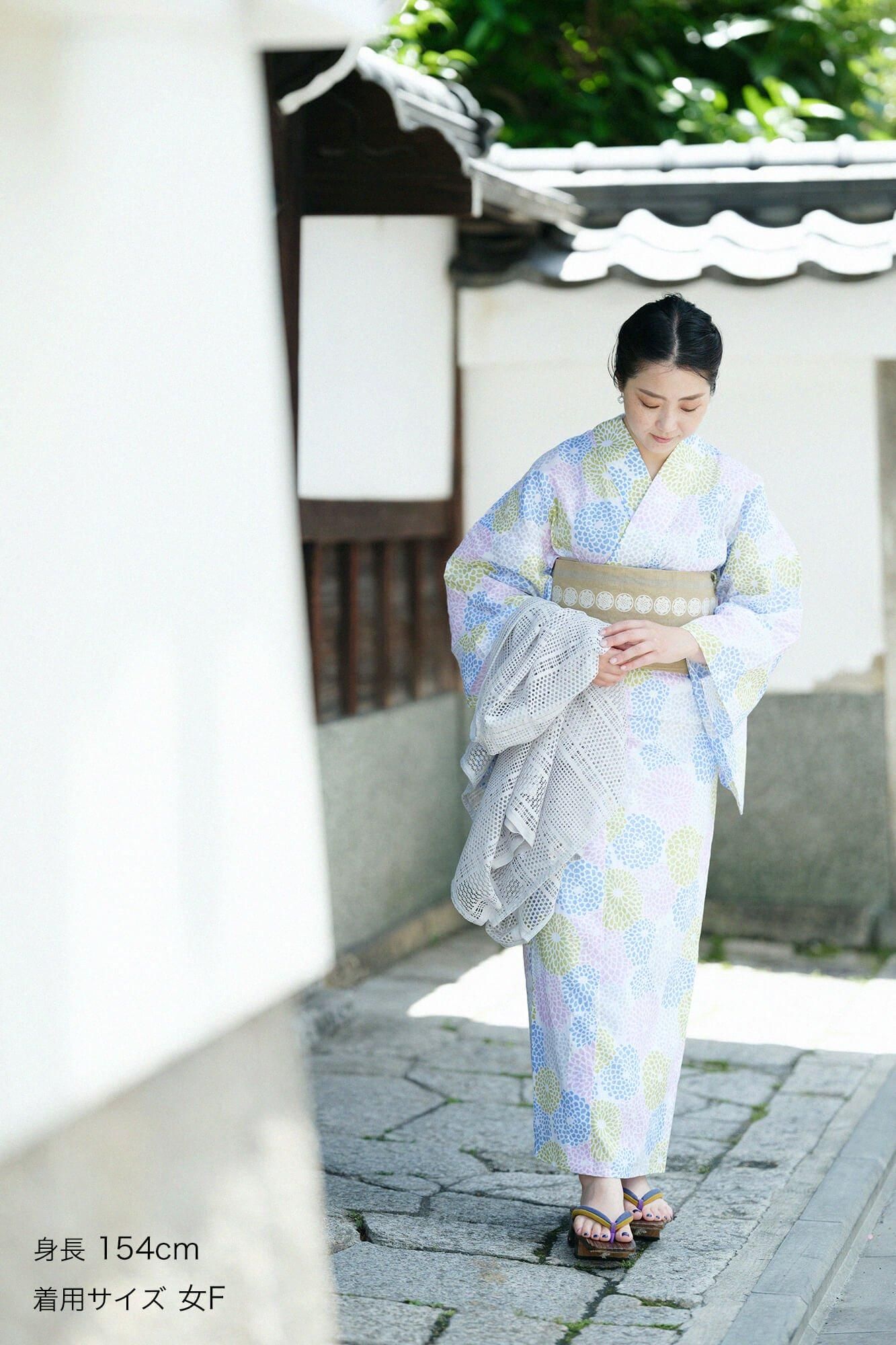 SOU・SOU×京都丸紅 浴衣/菊づくし 恵風(けいふう)