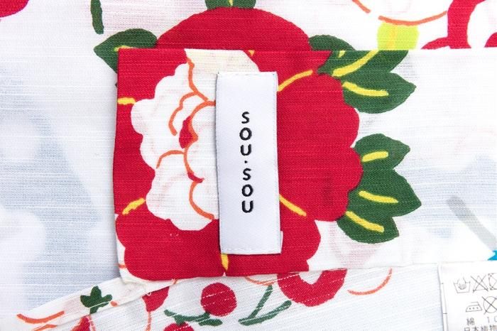 SOU・SOU× Kyoto Marubeni Yukata/Faltfächer Suzushiro