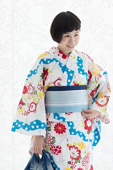 SOU・SOU× Kyoto Marubeni Yukata/Faltfächer Suzushiro