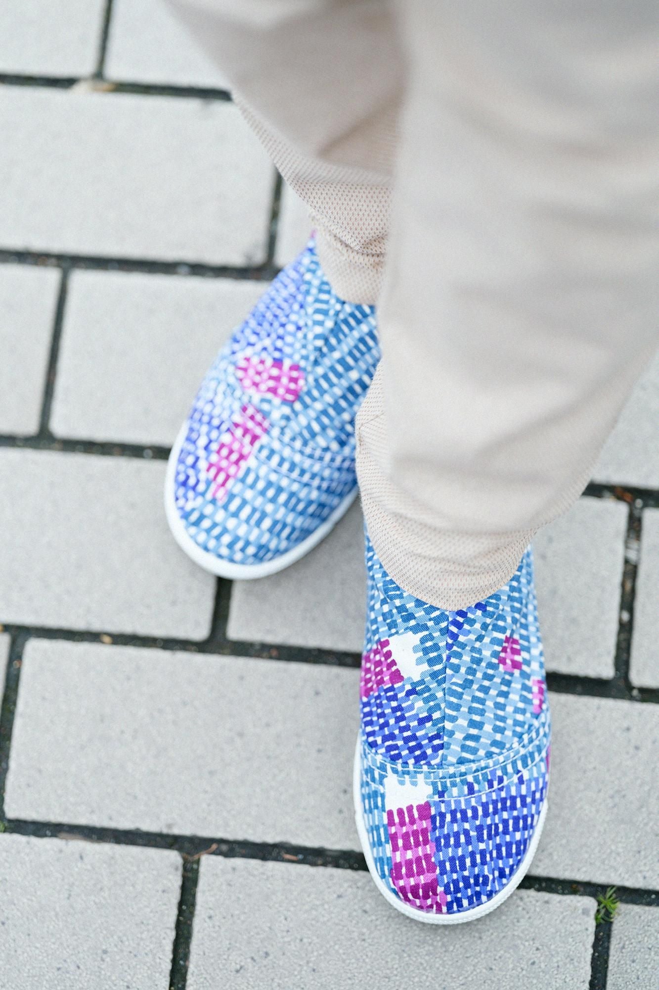 【官網限定】圓頭足袋鞋 5枚鉤扣/古代布片