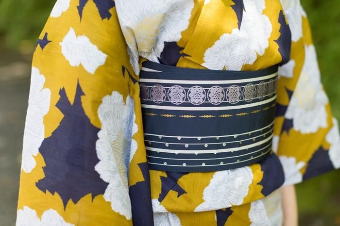 Halbbreiter Beutelgürtel von Hakata/Dunkelblau