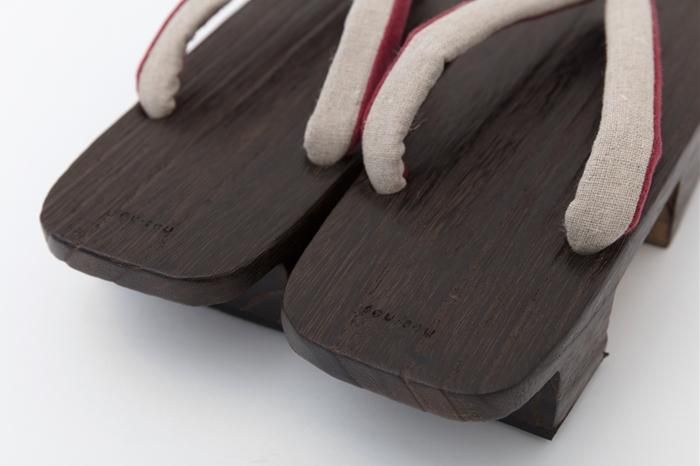 Grilled Mikamo Geta/Komachi hemp Beige(Komachi Asa Nanamiro)