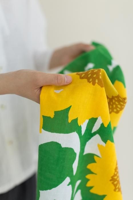 Ise Momen Textil Tenugui/Sonnenblume