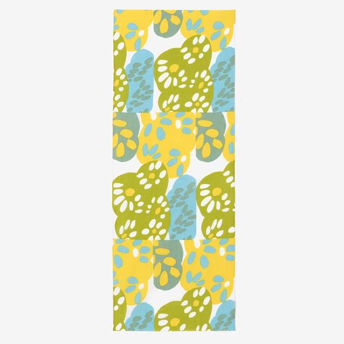 Ise Momen Textil-Tenugui/mit Blumen