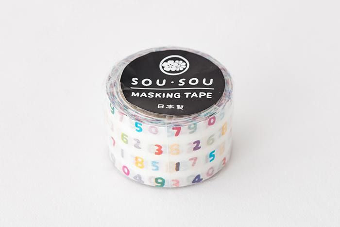 紙膠帶/SO-SU-U十數【寬2.5cm】