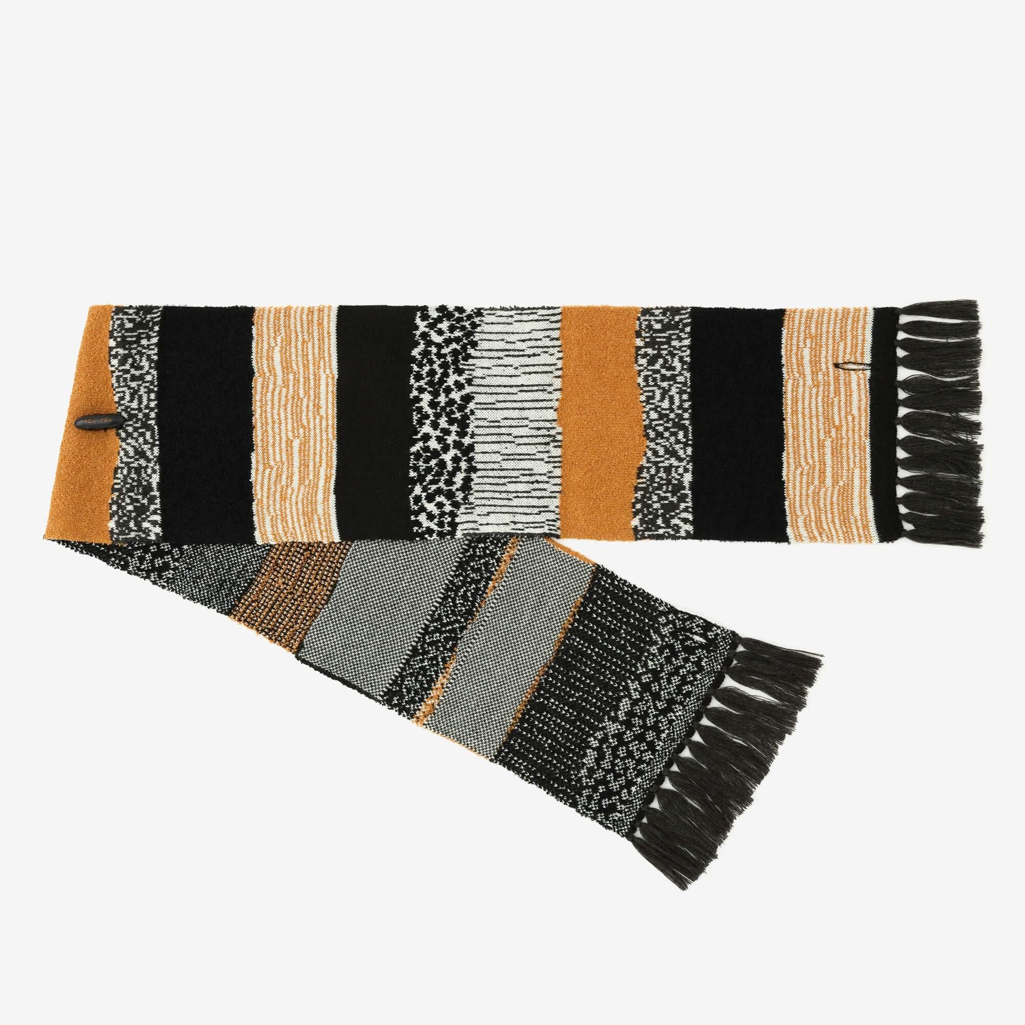 SOU・SOU×MOONBAT 草編領巾/東山三十六峰 黄金田