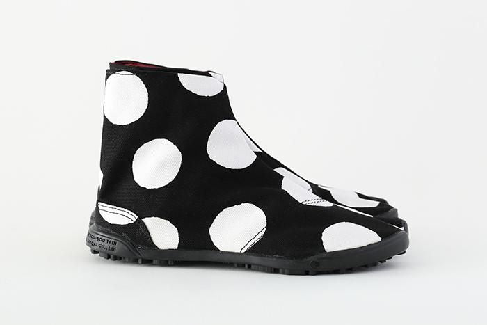 Hiragana Sole Split Toe Tabi Shoes / Polka Dots