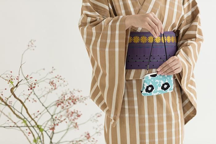 No 12. Soft Canvas Gamaguchi Clasp Purse Double Layer / Yu