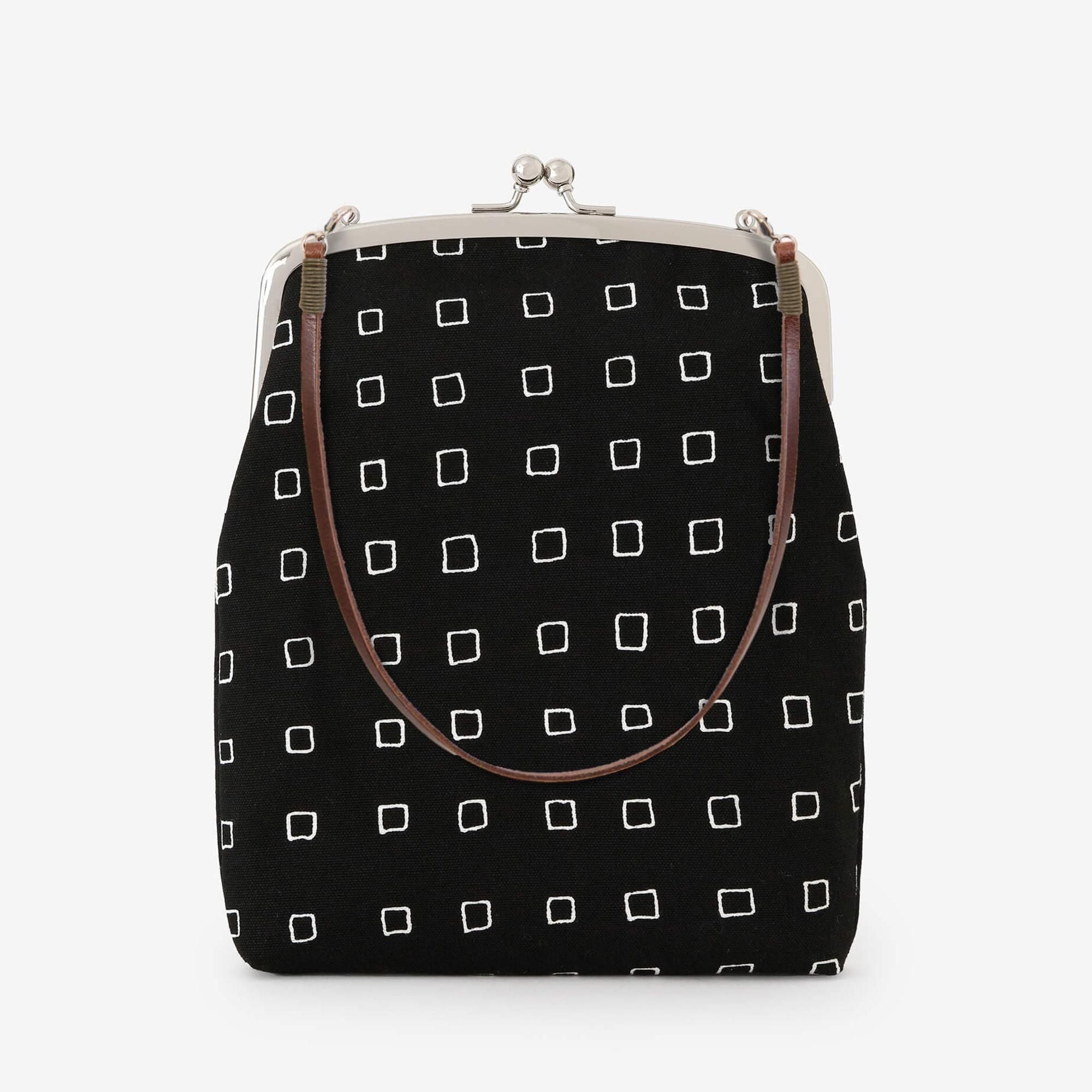 12号帆布 軟(なん)がま口 (大)/枡(ます)