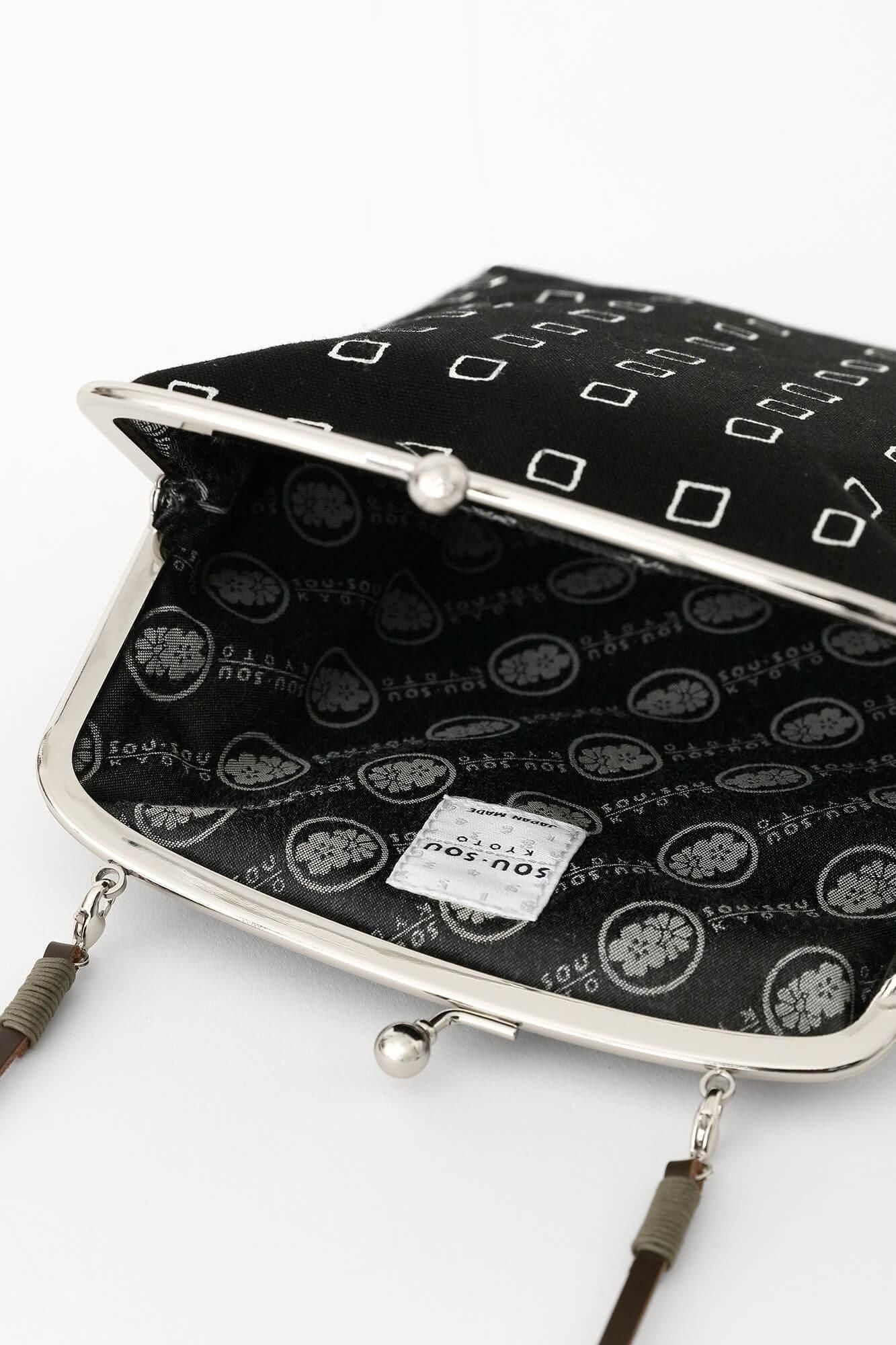 12号帆布 軟(なん)がま口 (大)/枡(ます)