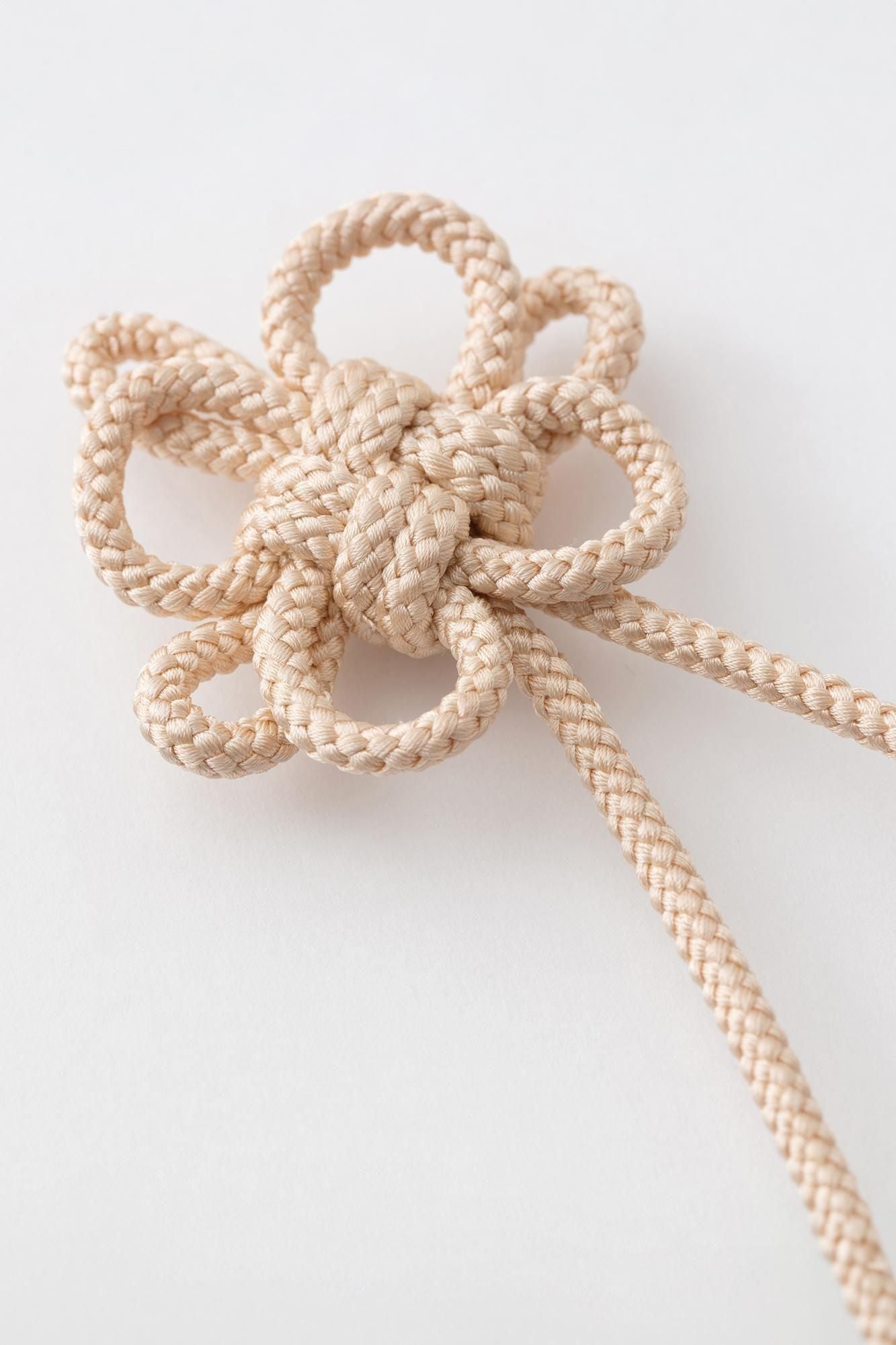 SOU・SOU×竹又 掛軸 染竹/石榴色