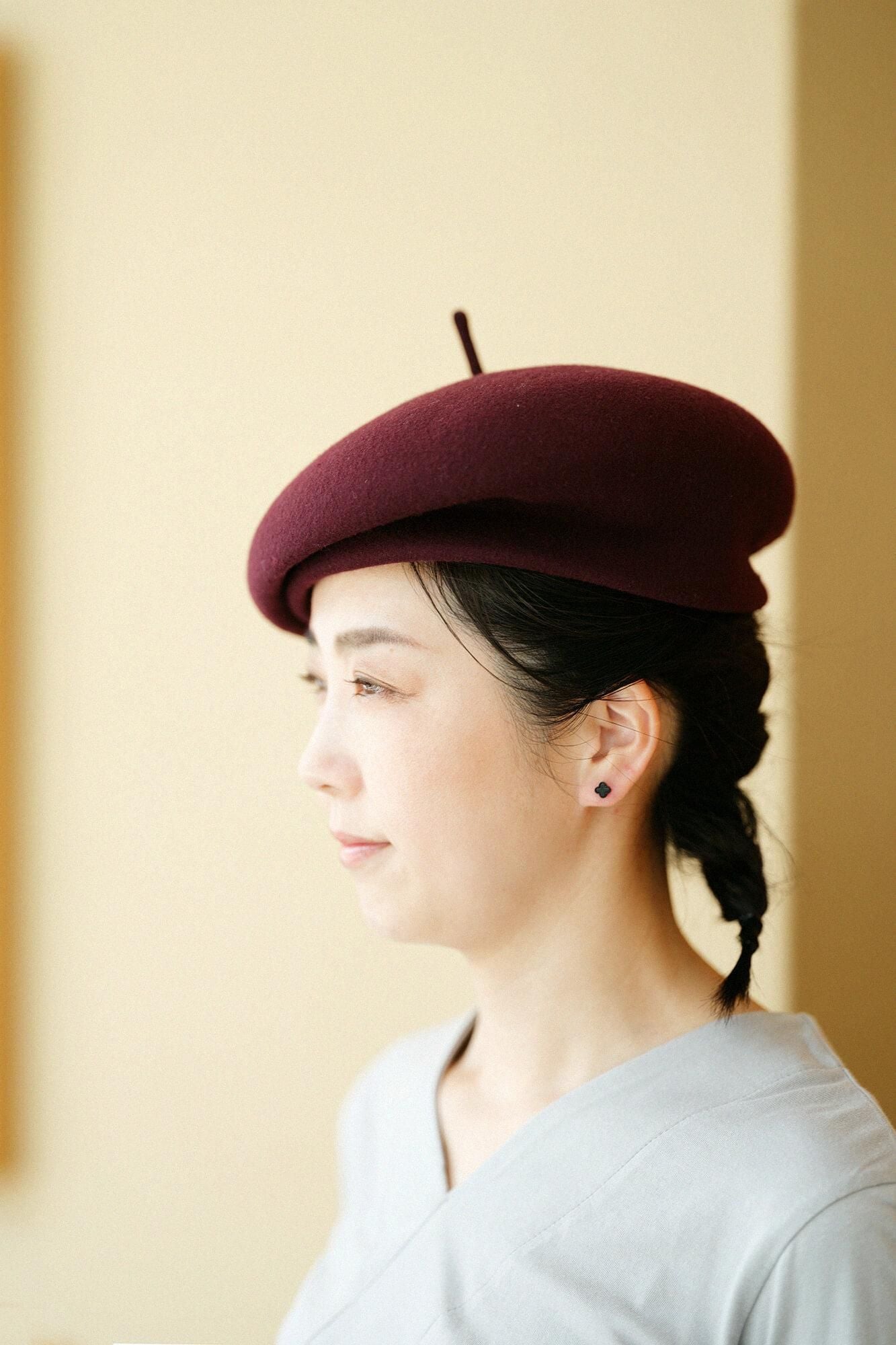 V-neck Shirt Long Sleeve / Light Ink Grey