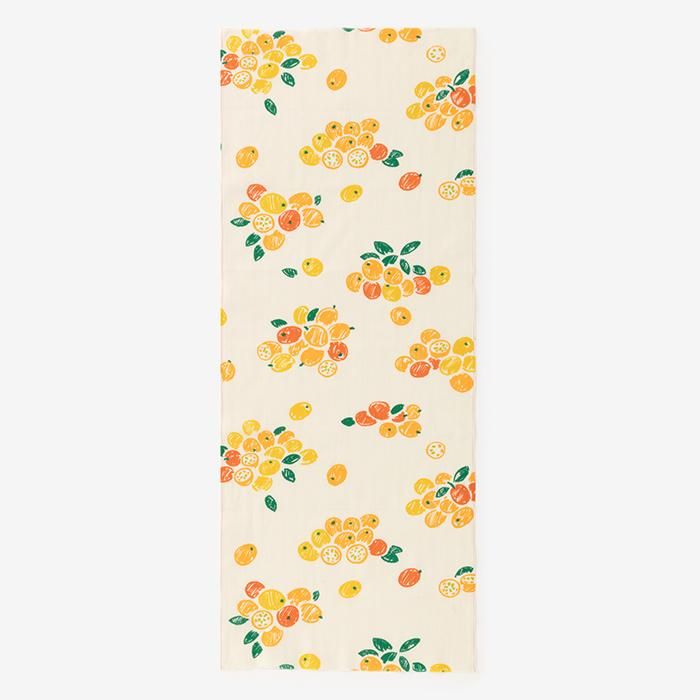 Ise Momen Textil Tenugui/Kumquat