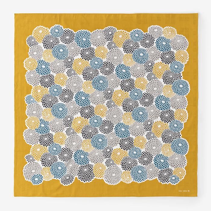 SOU・SOU ×Arakawa Masujiro Furoshiki (Large) / Chrysanthemum Yellow