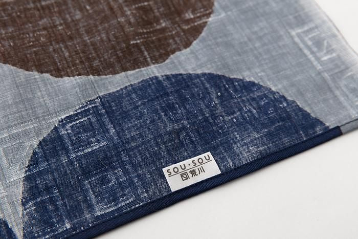 SOU・SOU ×Arakawa Masujiro Furoshiki (Large) / Marbles Lead Color×Brown