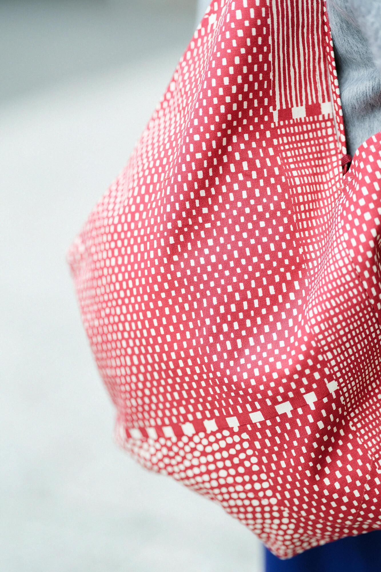 Origami Shoulder Bag / Lines and Dots