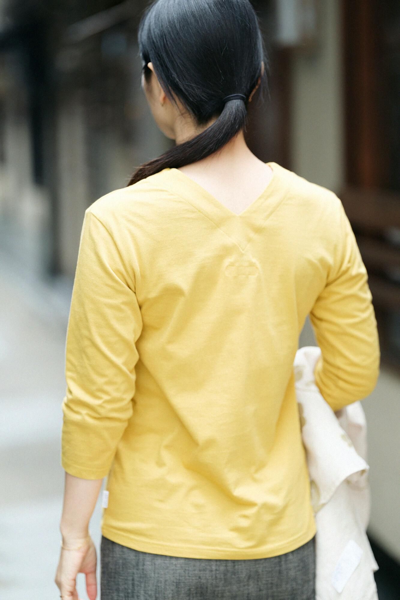 Uncollar Jiban 3/4长度 /芥末颜色(Karashiro)