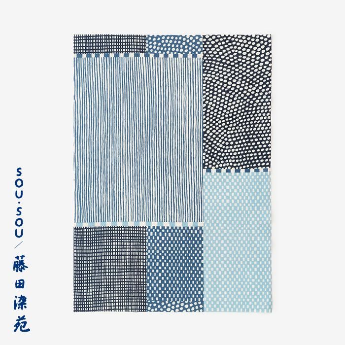 SOU・SOU×Fujita Dye-en 靛蓝染色手巾(姬长)/Magasane