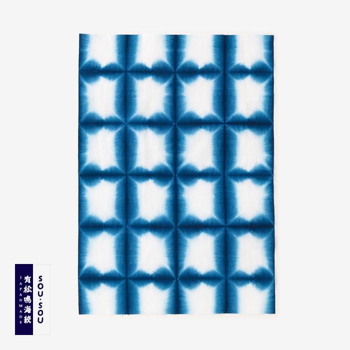 SOU・SOU×有松鳴海紮染 手巾(Himetsu)/張正謹製 雪花1