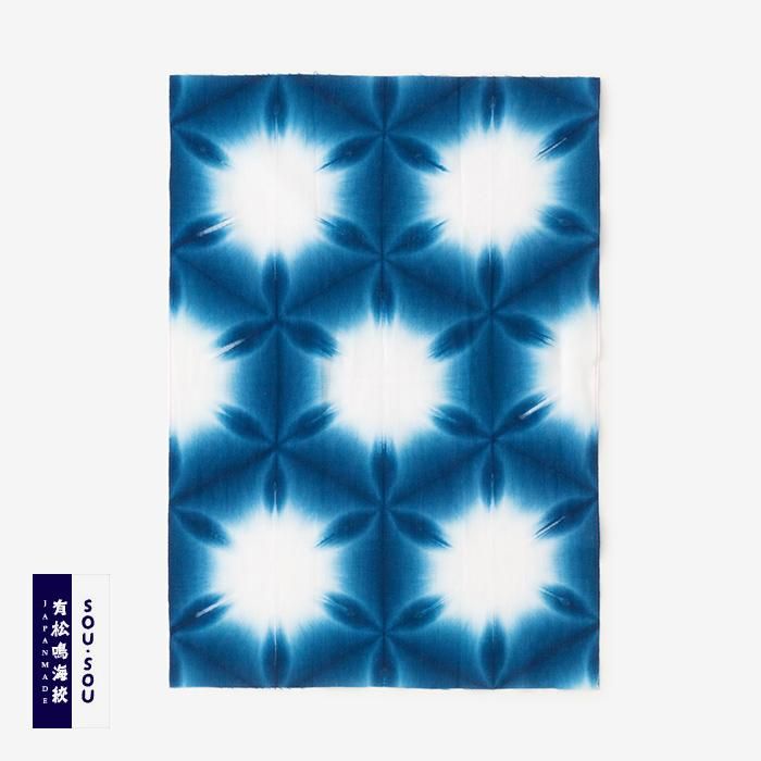 SOU・SOU ×有松鳴海絞 手巾(短版)/張正謹製 雪花4