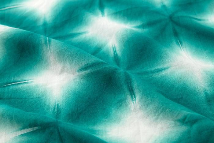 SOU・SOU×arimatsu narumi shibo tenugui(Himetsu) /由Zhang Shoujo制造,雪花5,绿色