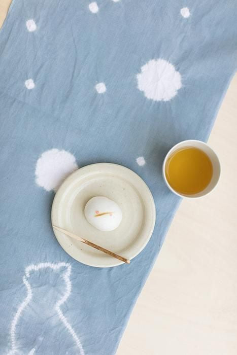 SOU・SOU×有松鳴海絞手巾/山雅商店謹製 四季與貓 雪輪