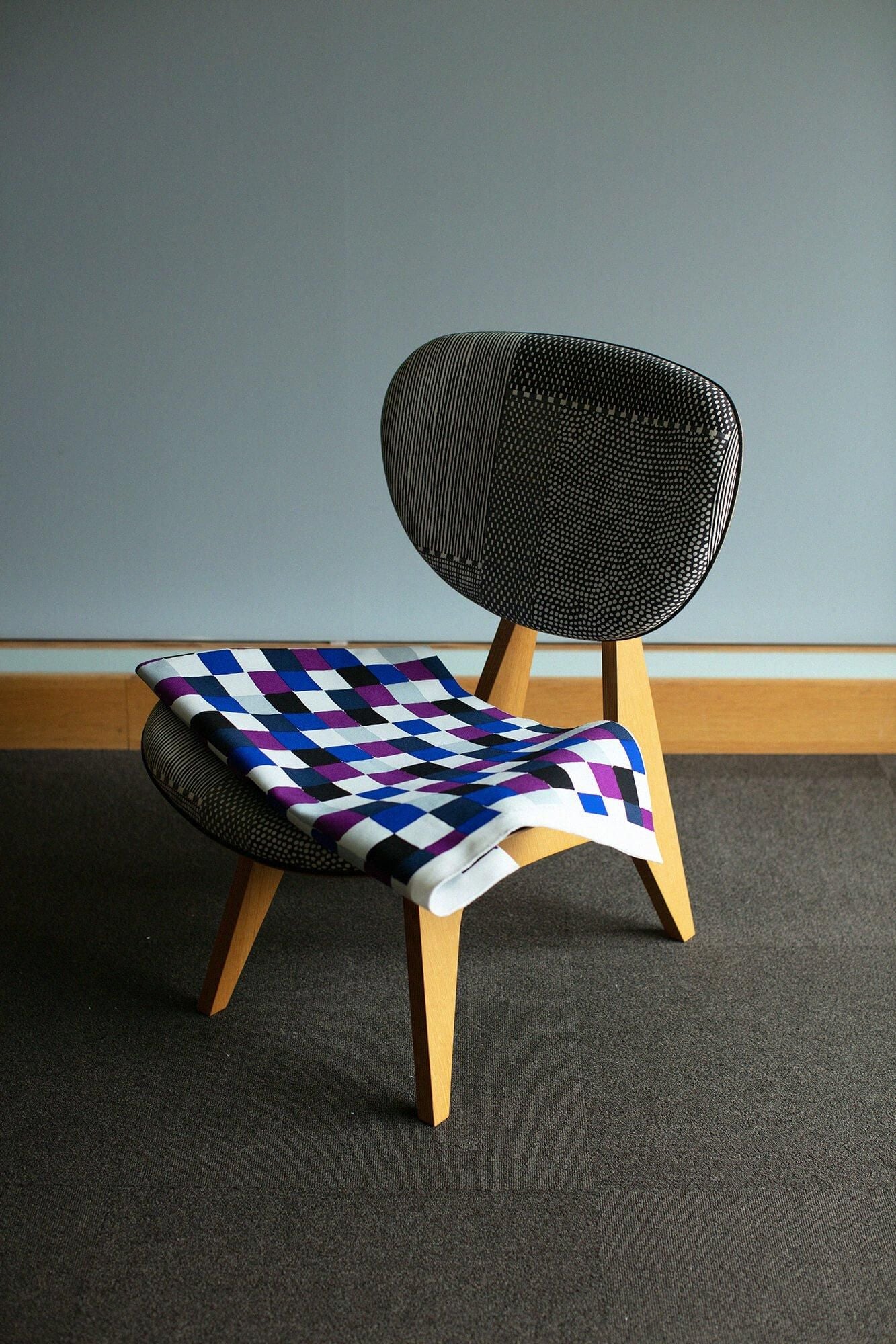 SOU・SOU×天童木工 中座イス/日々(ひび)【※お届けに約1ヶ月半】