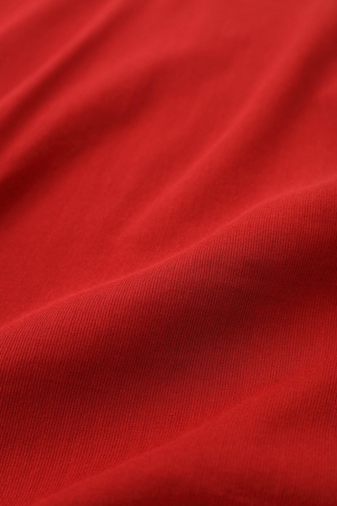 Chizimi Cotton 40/40 Cap Sleeve Top / Dark Red