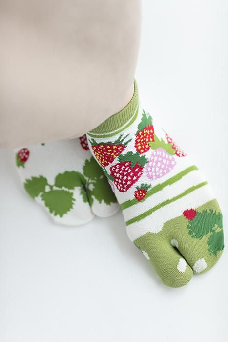 타비양말(각도 길이)/딸기 따기 【남・여성용】