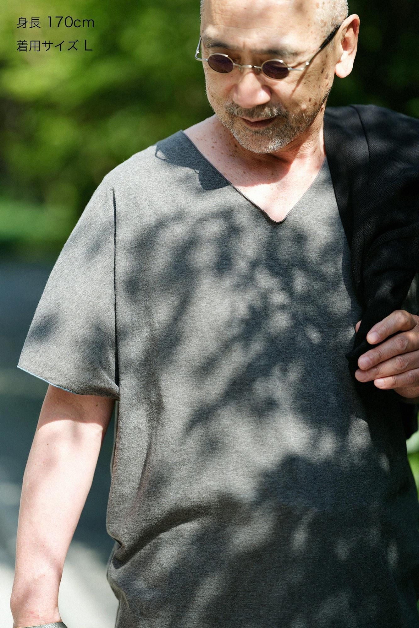 Cap Sleeve Top / Grey Ink