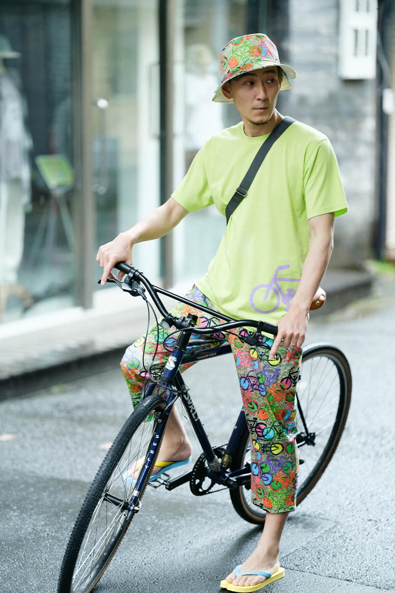 千日足袋人字拖/檸檬色×天藍色