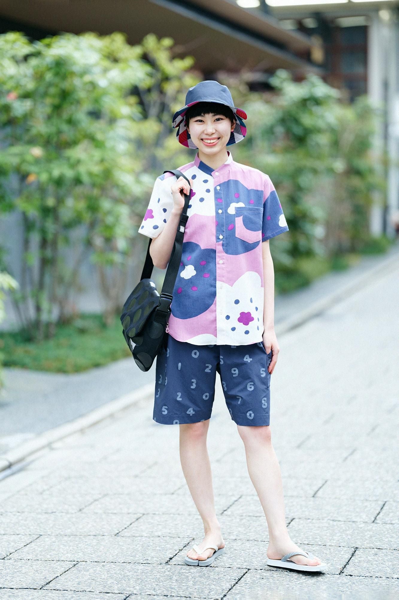 千日足袋人字拖/白色×深灰色