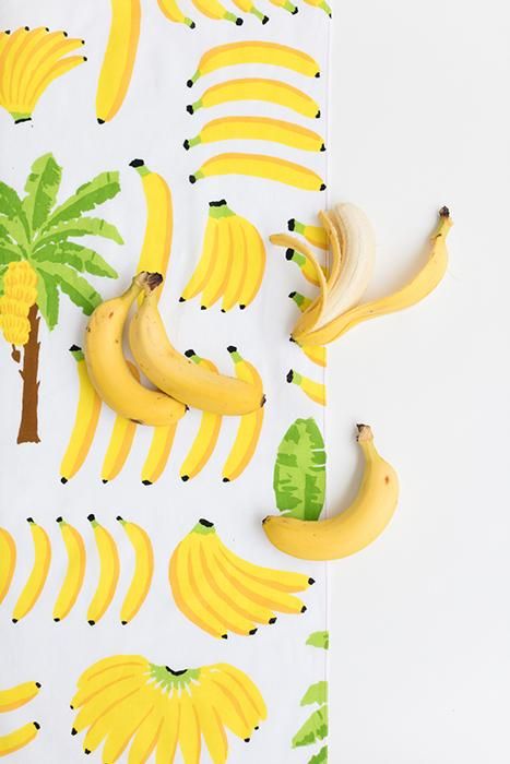 伊勢木綿 textile手ぬぐい/バナナ