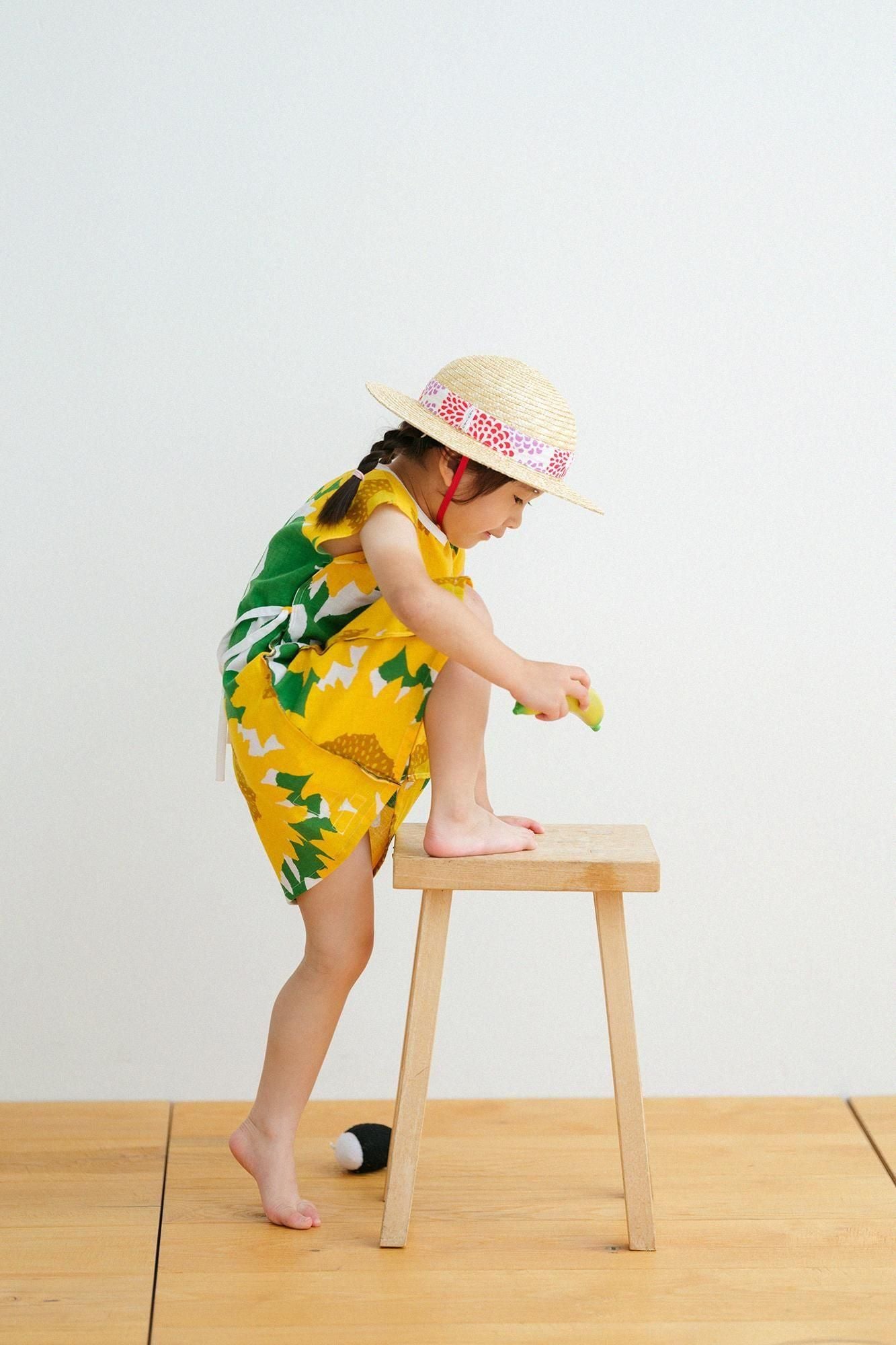 ●伊勢木棉洋裝/向日葵