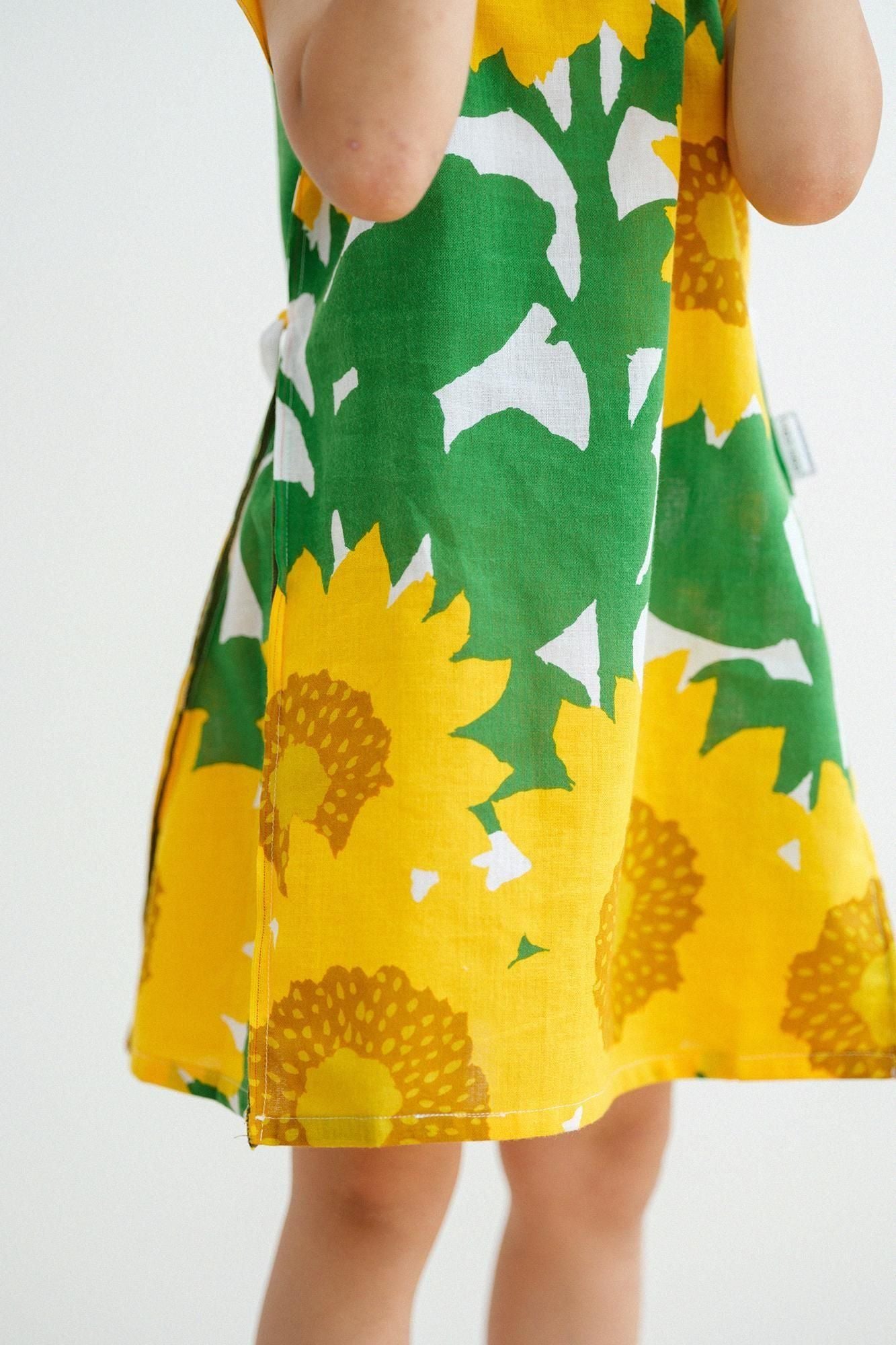 ●伊勢木棉洋裝/向日葵