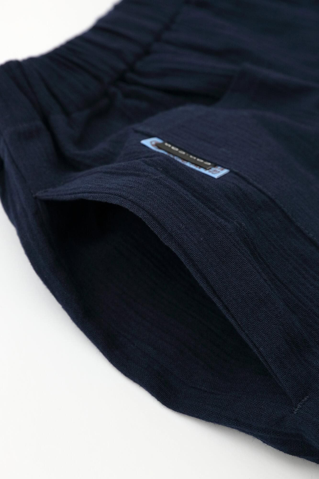 Takashima Chiku 20/20 Hironari Monpe Hagi-Length / Navy Blue (Tomekon)