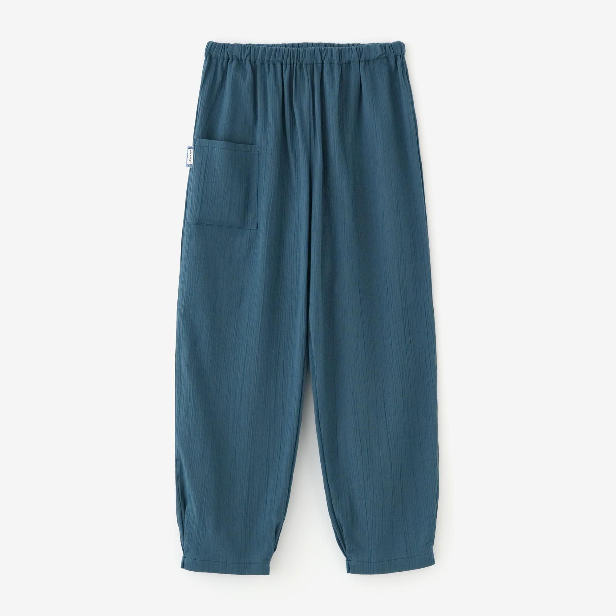 高島縮棉 20/20工人褲/暗藍色