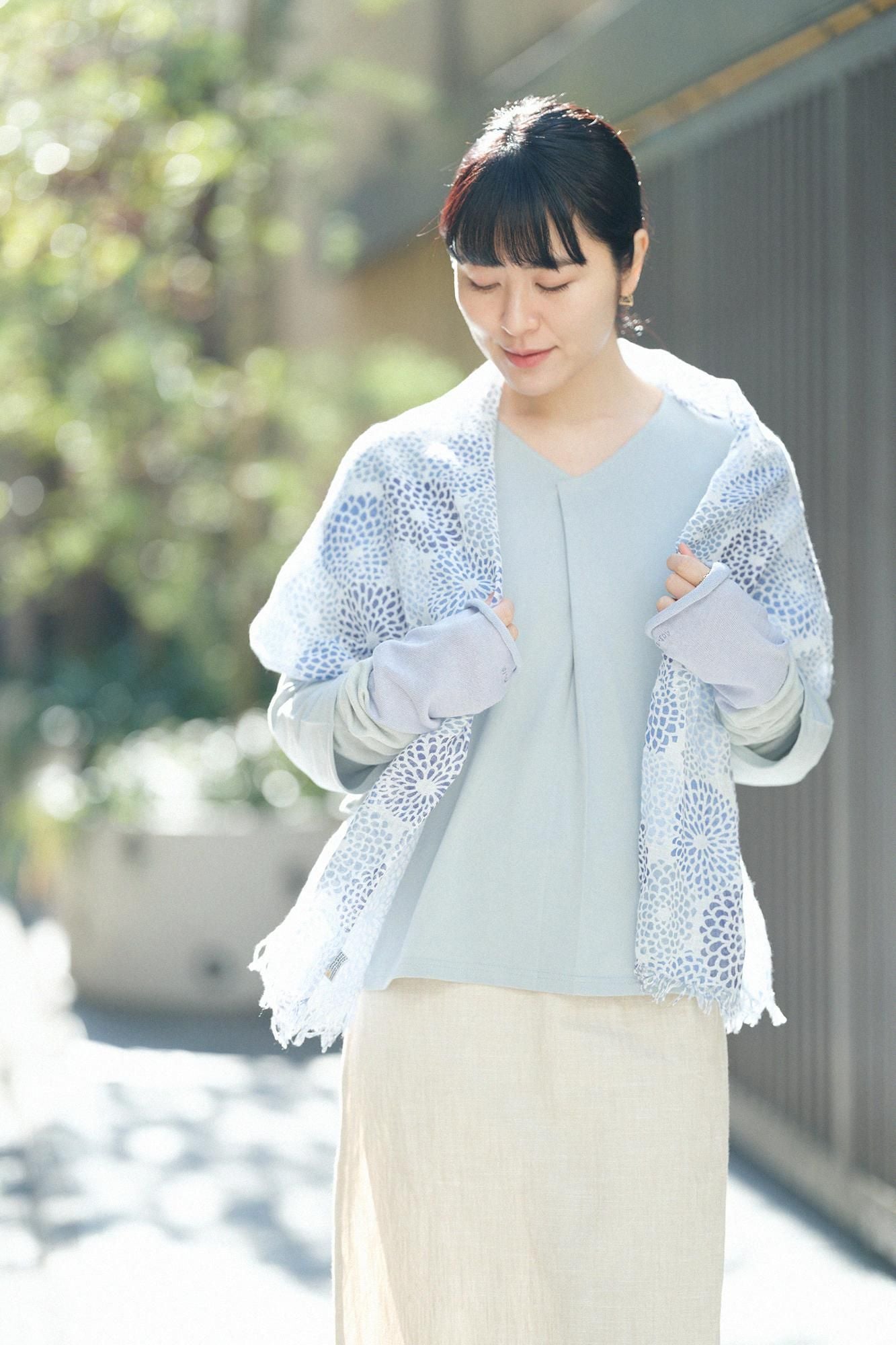 綿麻 小手(こて)/空色鼠(そらいろねず)