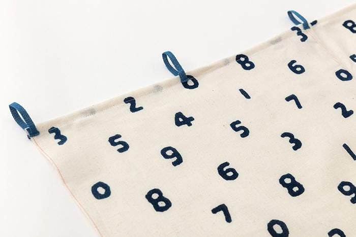 SOU・SOU×Fujita Dye-en Indigo färbender Tenugui-Vorhang 2 Breiten/SO-SU-U