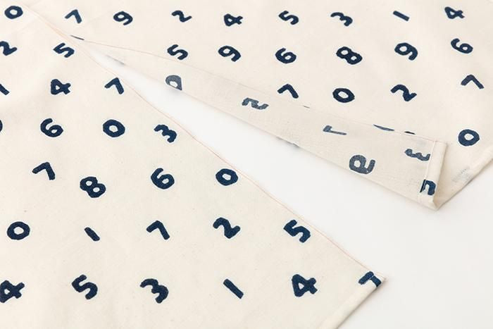 SOU・SOU×Fujita Dye-en Indigo färbender Tenugui-Vorhang 2 Breiten/SO-SU-U